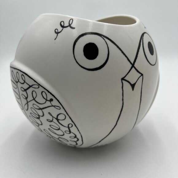 Kate Spade x Lenox Woodland  Park Short Owl Vase - Picture 7 of 12